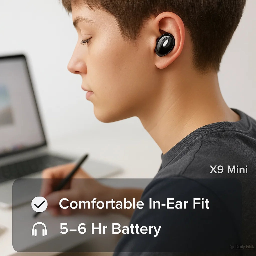 Smart Combo: X9 Mini Bluetooth 5.0 Earbud + 3-in-1 Magnetic Fast Charging Cable (Limited Edition)