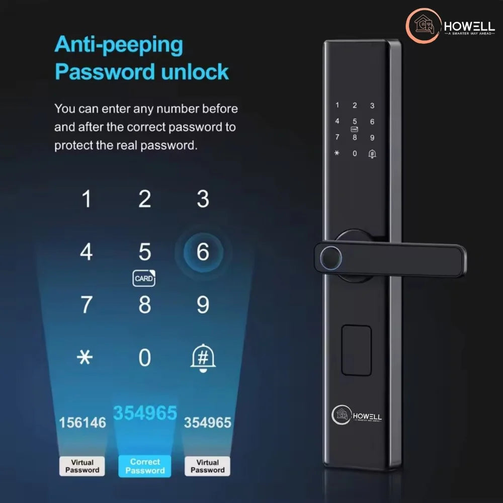 Digital Smart Door Lock with Fingerprint – Secure, Sleek & Smart - DailyFixx 