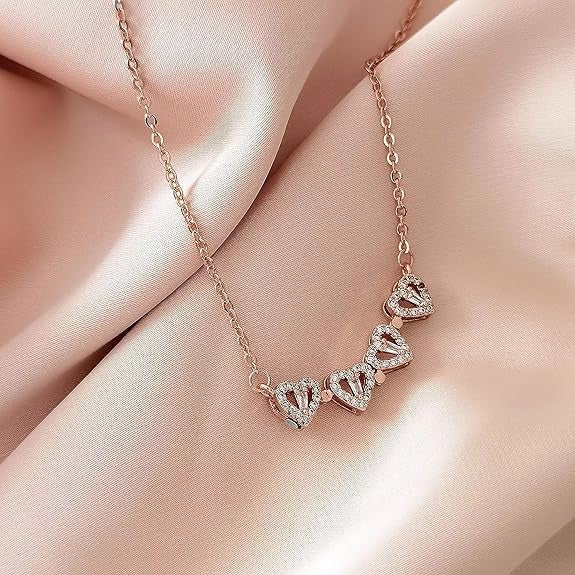 Golden Rose  Necklace Set Perfect Gift Set