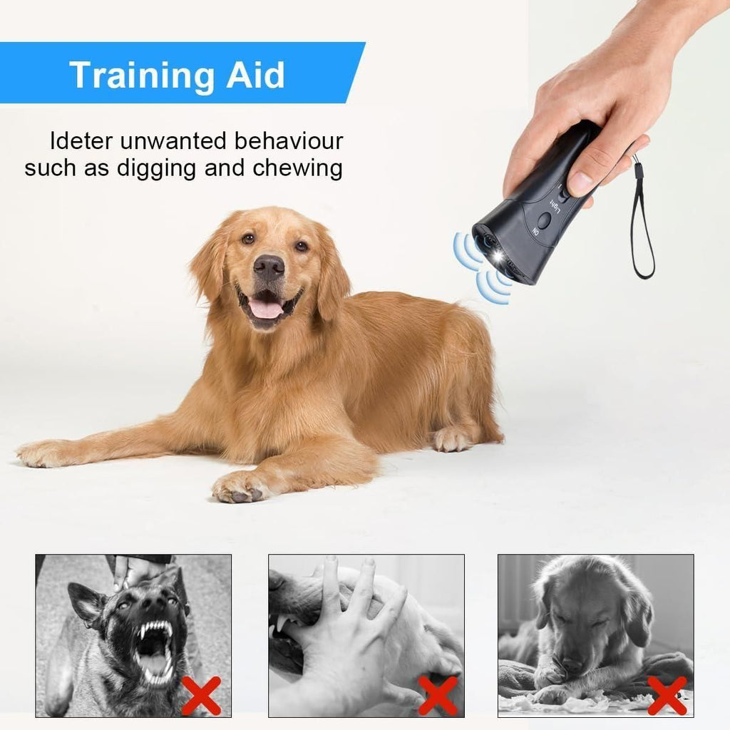 Ultrasonic Dog Barking Control Device – Dual Speaker Whistle for Safe Training - DailyFixx 