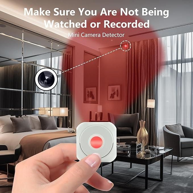 Mini Spy Camera Detector Pro™ – Wireless Hidden Camera & Bug Sweeper (Infrared Anti-Surveillance Tool)