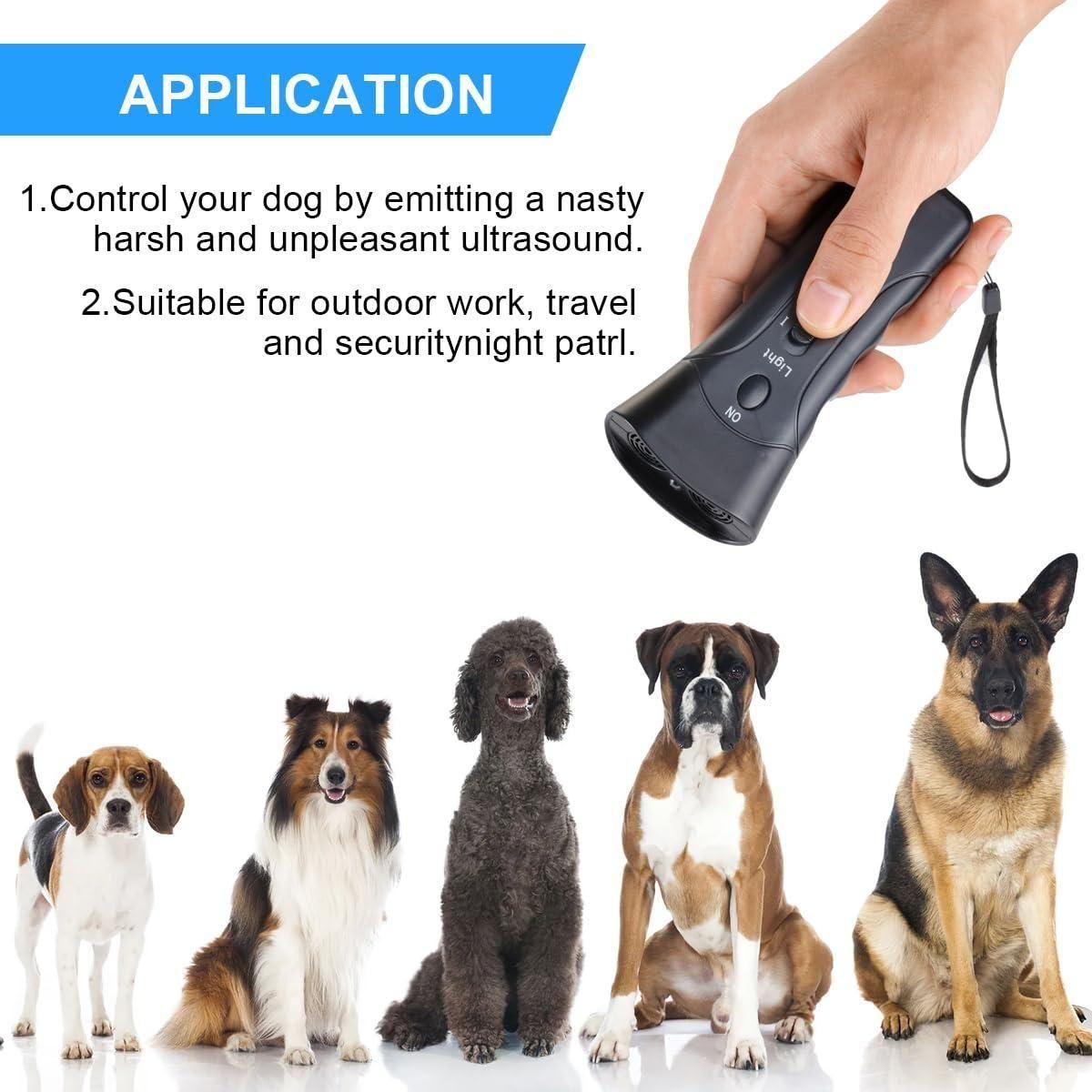 Ultrasonic Dog Barking Control Device – Dual Speaker Whistle for Safe Training - DailyFixx 