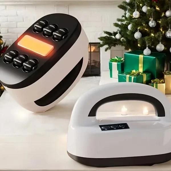 Smart Heating & Vibration Roller Massager – Handheld Electric Pain Relief Tool - DailyFixx 