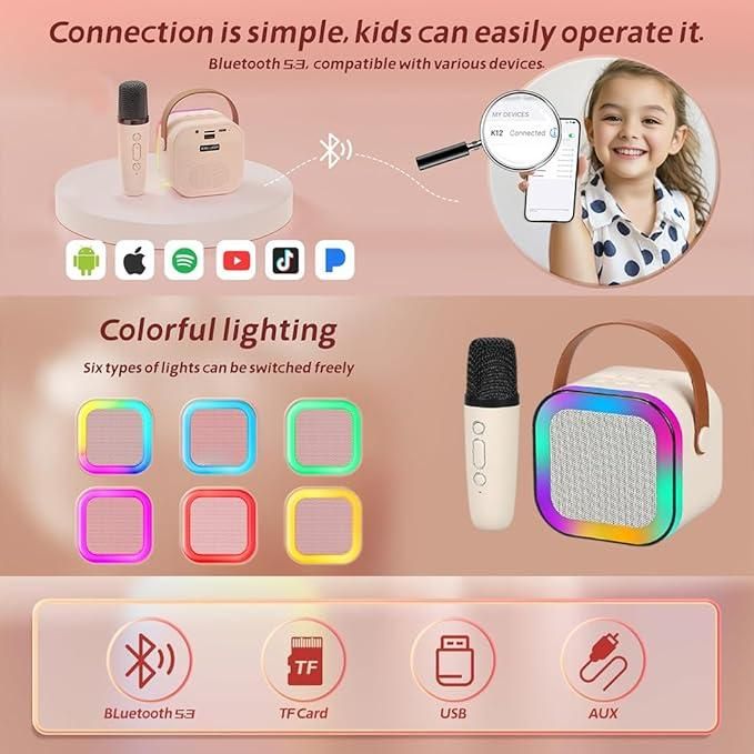 Bluetooth Karaoke Speaker with Microphone - DailyFixx 