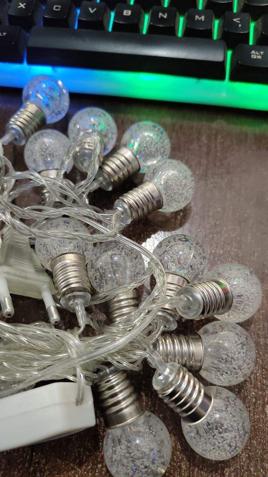 Enchanting 14 LED Crystal Bubble Ball String Fairy Lights