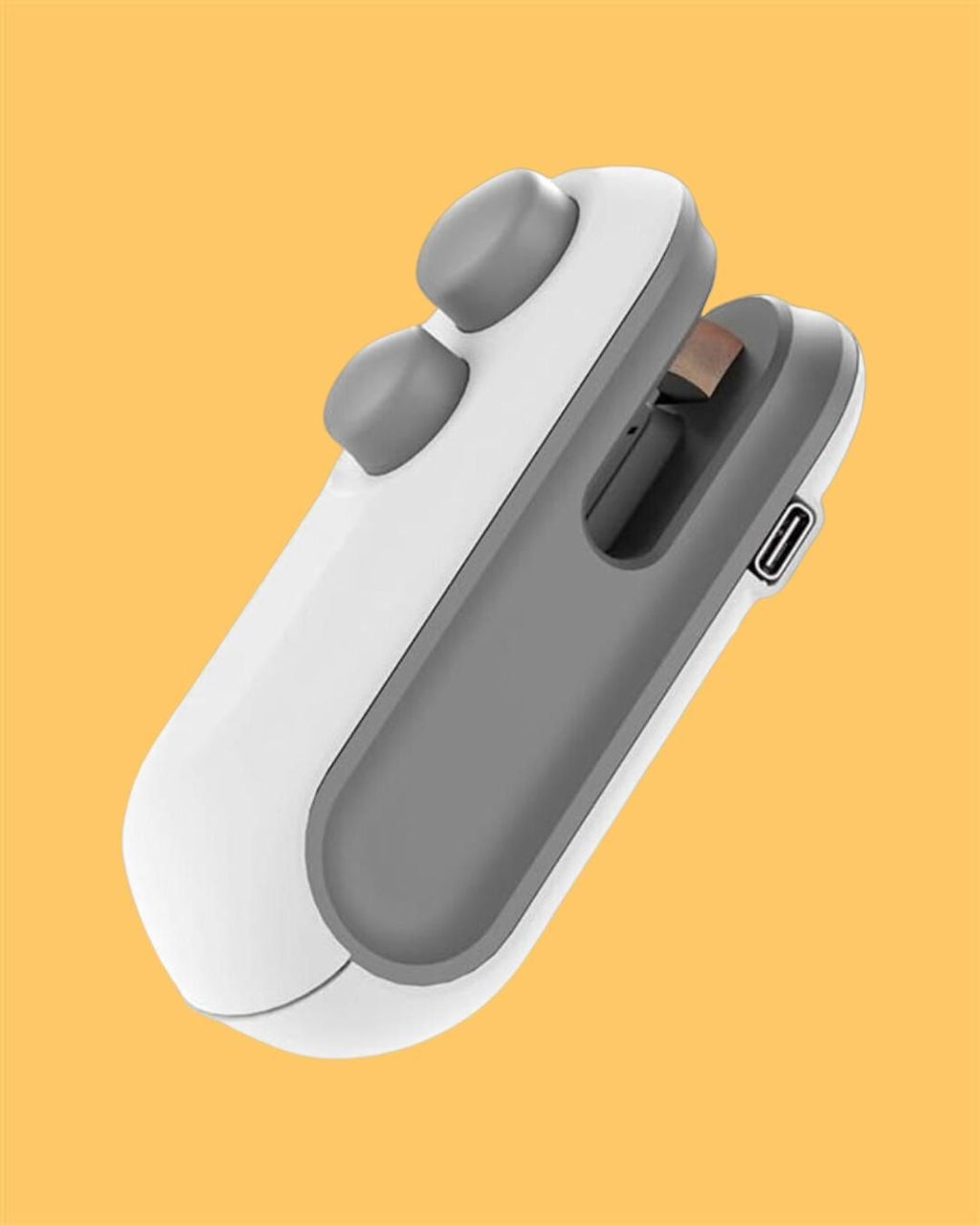Portable Mini Sealing Machine 2 in 1 USB Rechargeable Magnetic Bag Sealer Heat Seal with Cutter - DailyFixx 