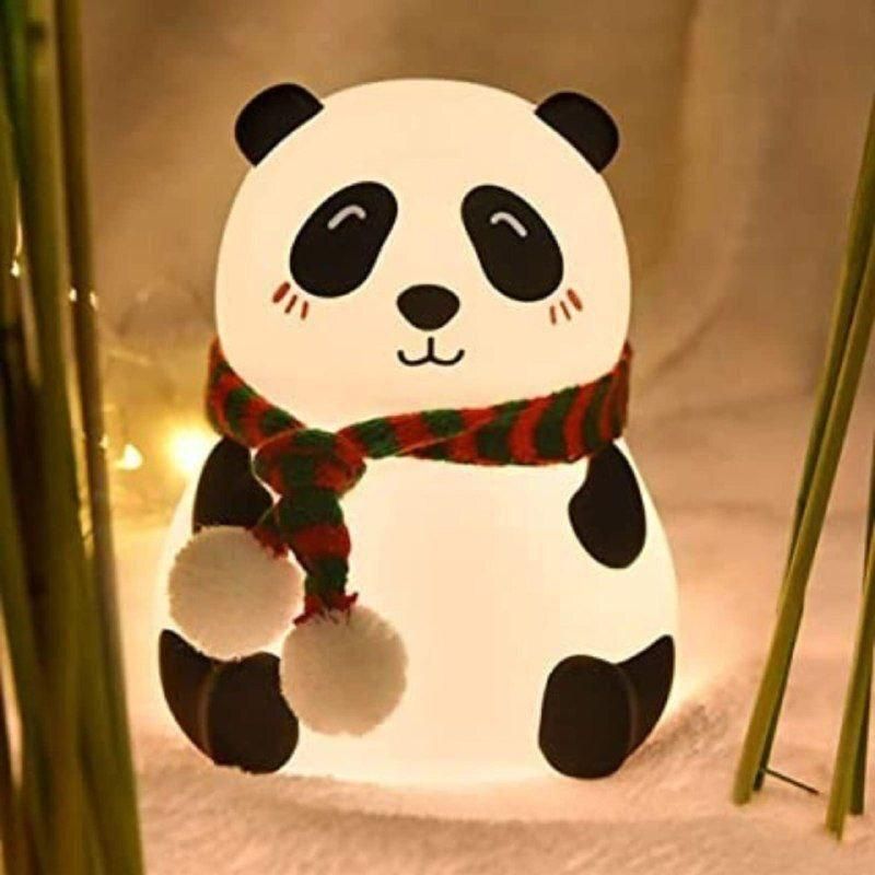 Panda 7-color Led Silicone Touch Lamp (1 Pc)
