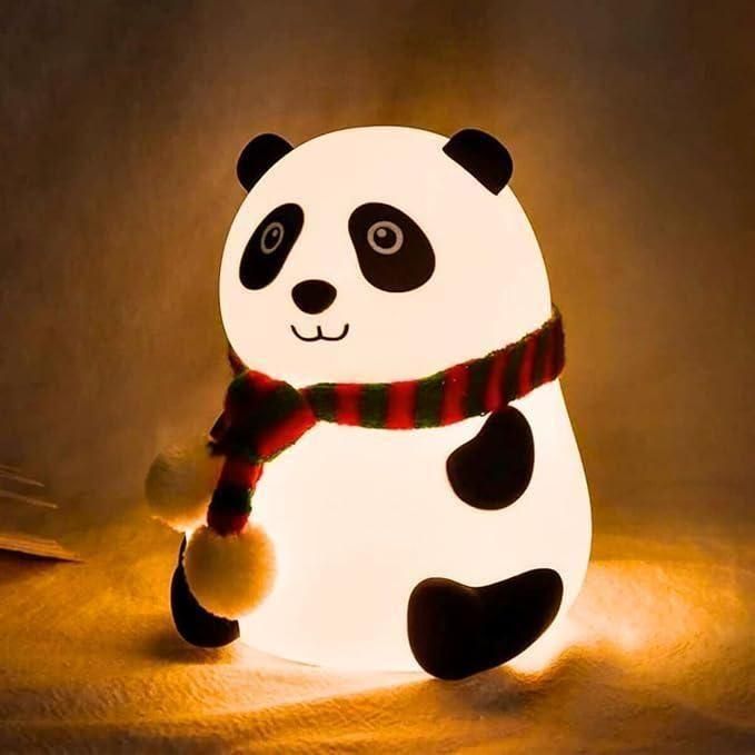 Panda 7-color Led Silicone Touch Lamp (1 Pc)