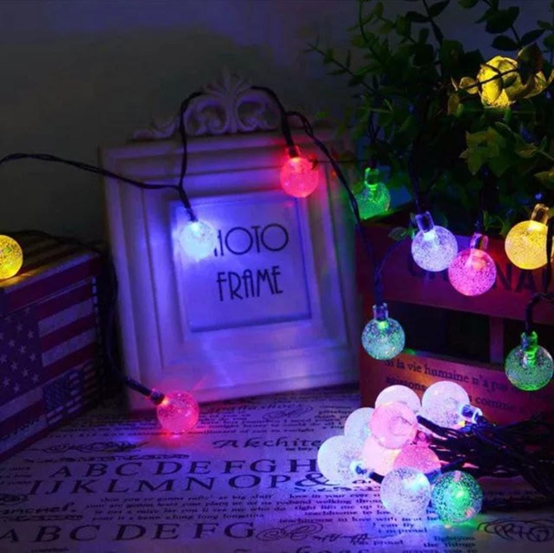 Enchanting 14 LED Crystal Bubble Ball String Fairy Lights