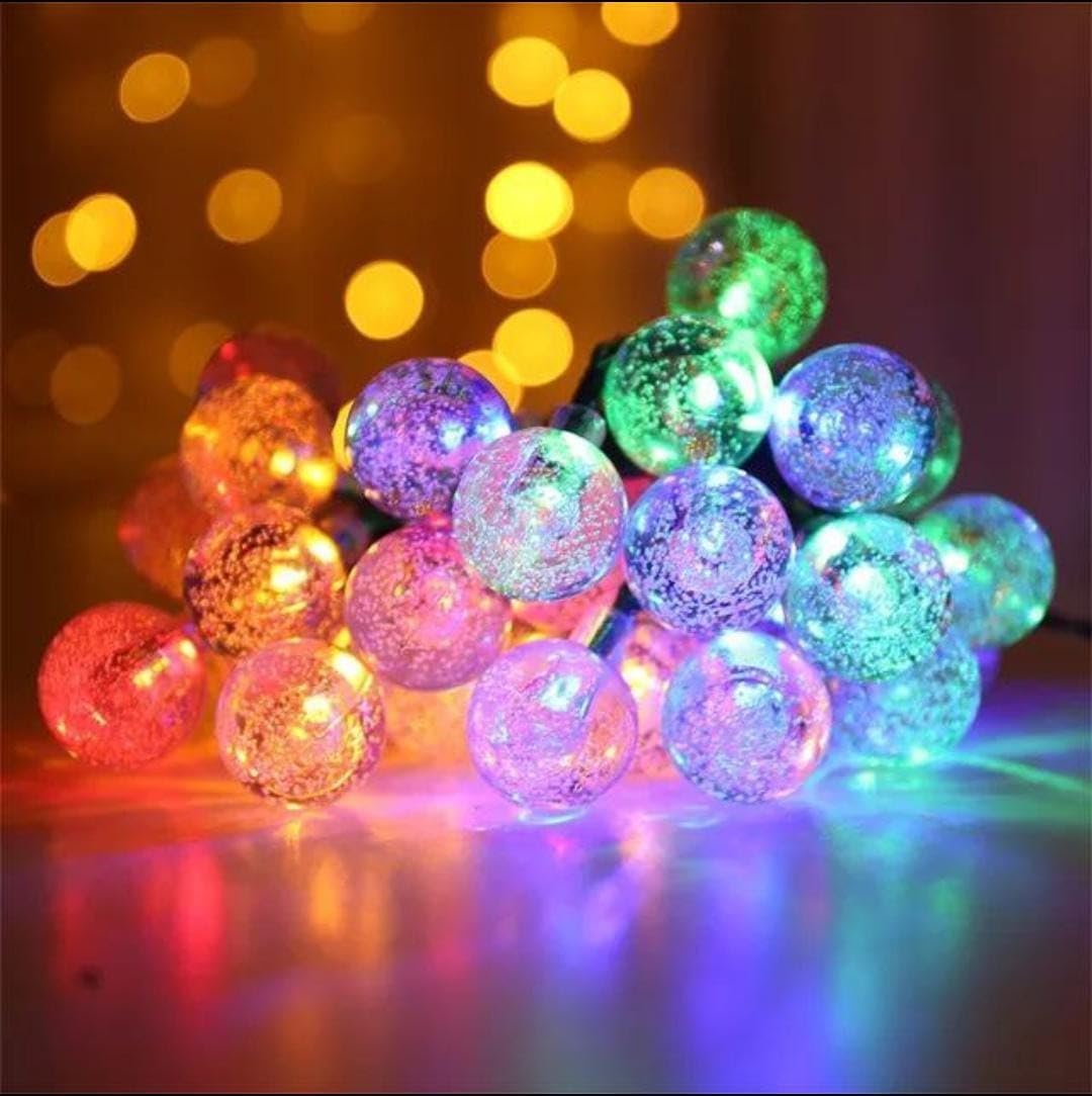 Enchanting 14 LED Crystal Bubble Ball String Fairy Lights