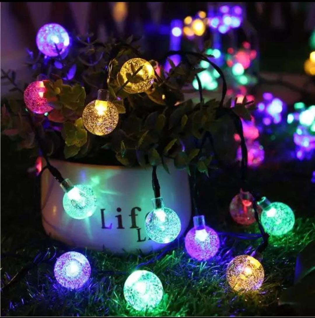 Enchanting 14 LED Crystal Bubble Ball String Fairy Lights