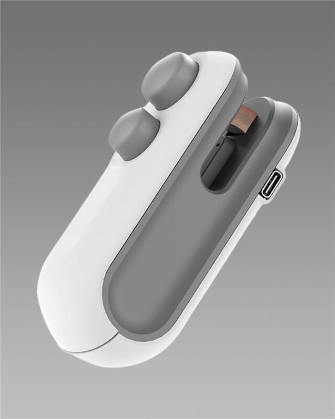 Portable Mini Sealing Machine 2 in 1 USB Rechargeable Magnetic Bag Sealer Heat Seal with Cutter - DailyFixx 