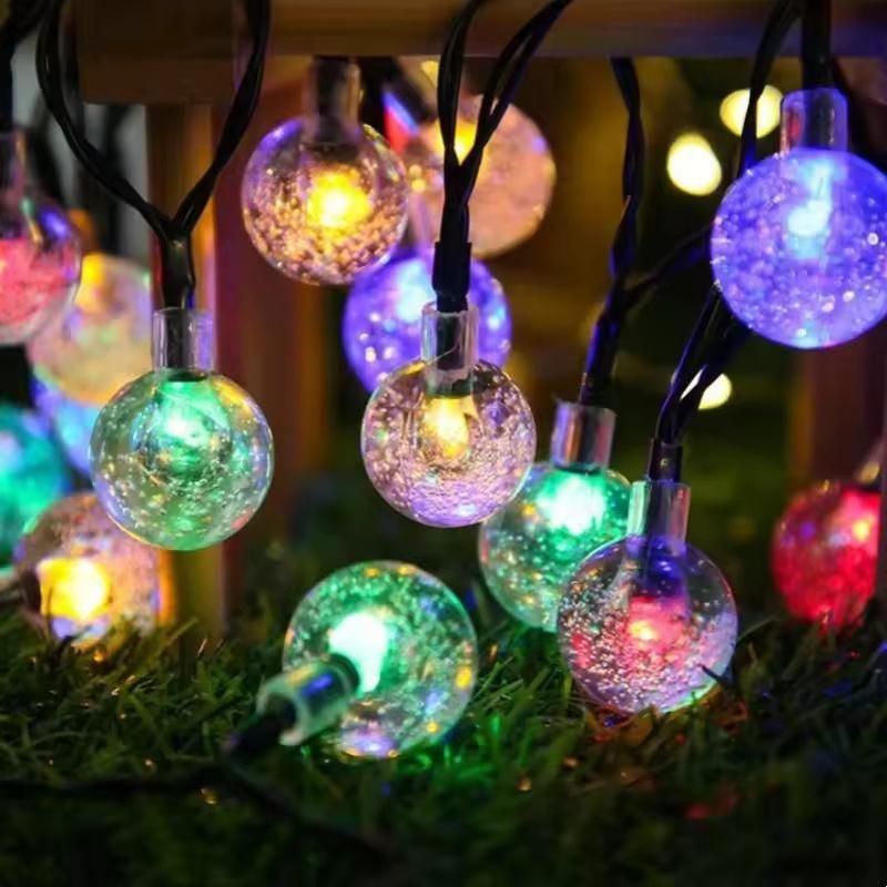 Enchanting 14 LED Crystal Bubble Ball String Fairy Lights