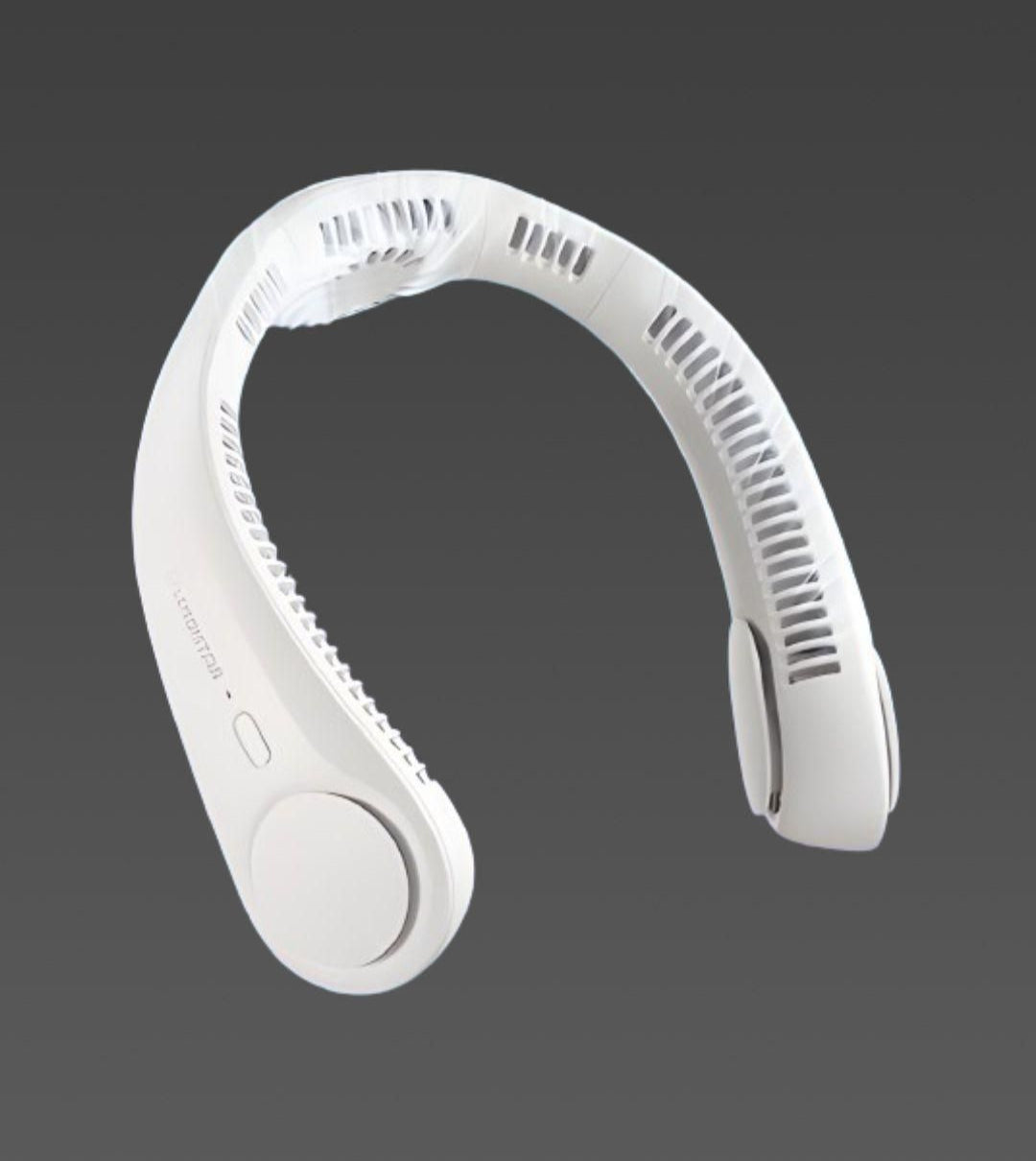 Portable Bladeless Neck Fan – USB Rechargeable, 360° Cooling, Hands-Free Wearable Fan - DailyFixx 