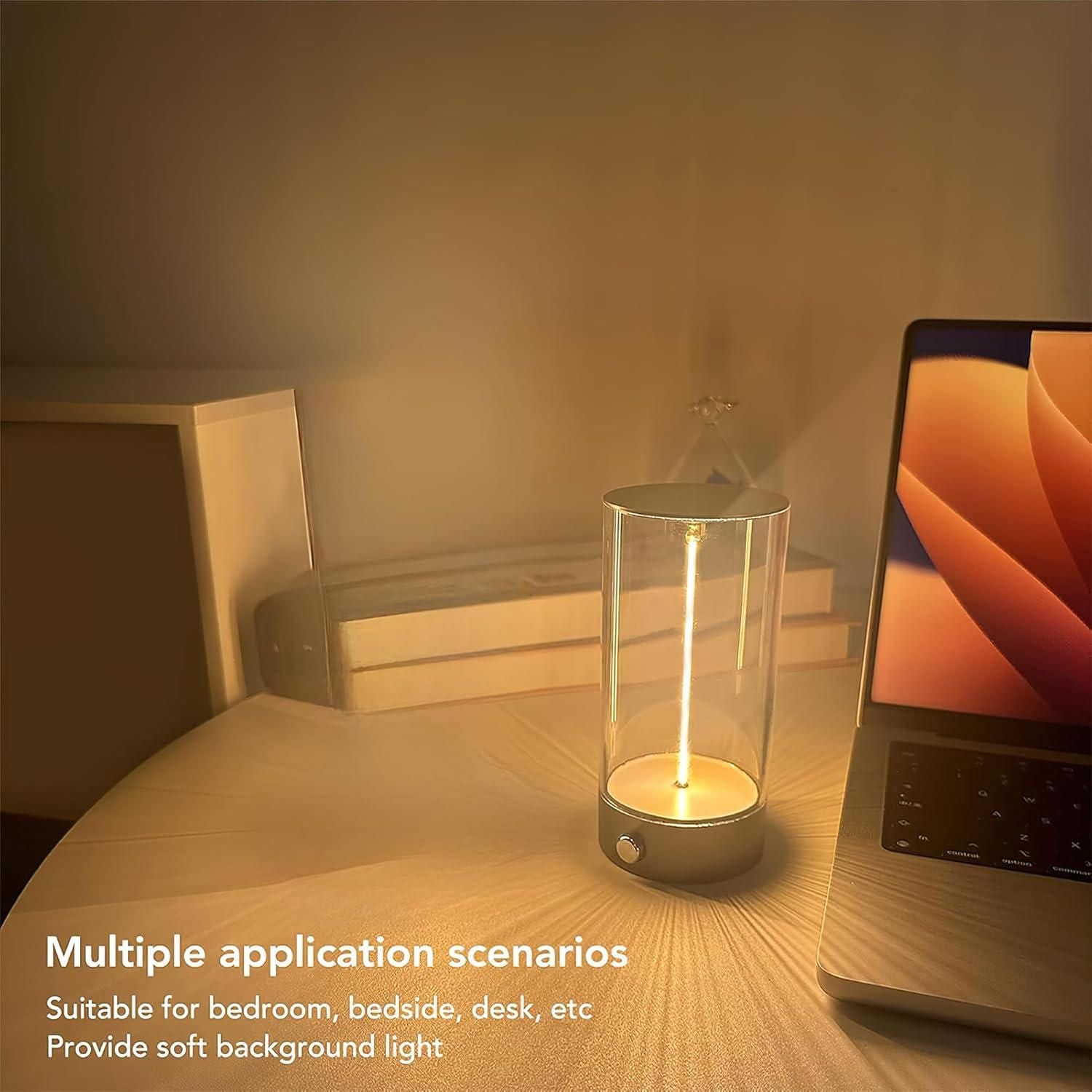 Minimalist Magnetic Filament Touch Lamp – Rechargeable LED Desk & Night Light - DailyFixx 
