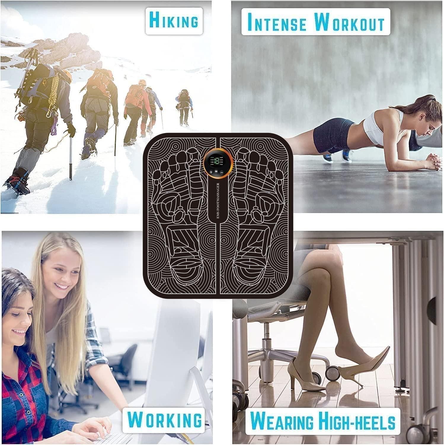 Foot Massage Pain Reliever, Wireless Electric EMS Massage Machine - DailyFixx 