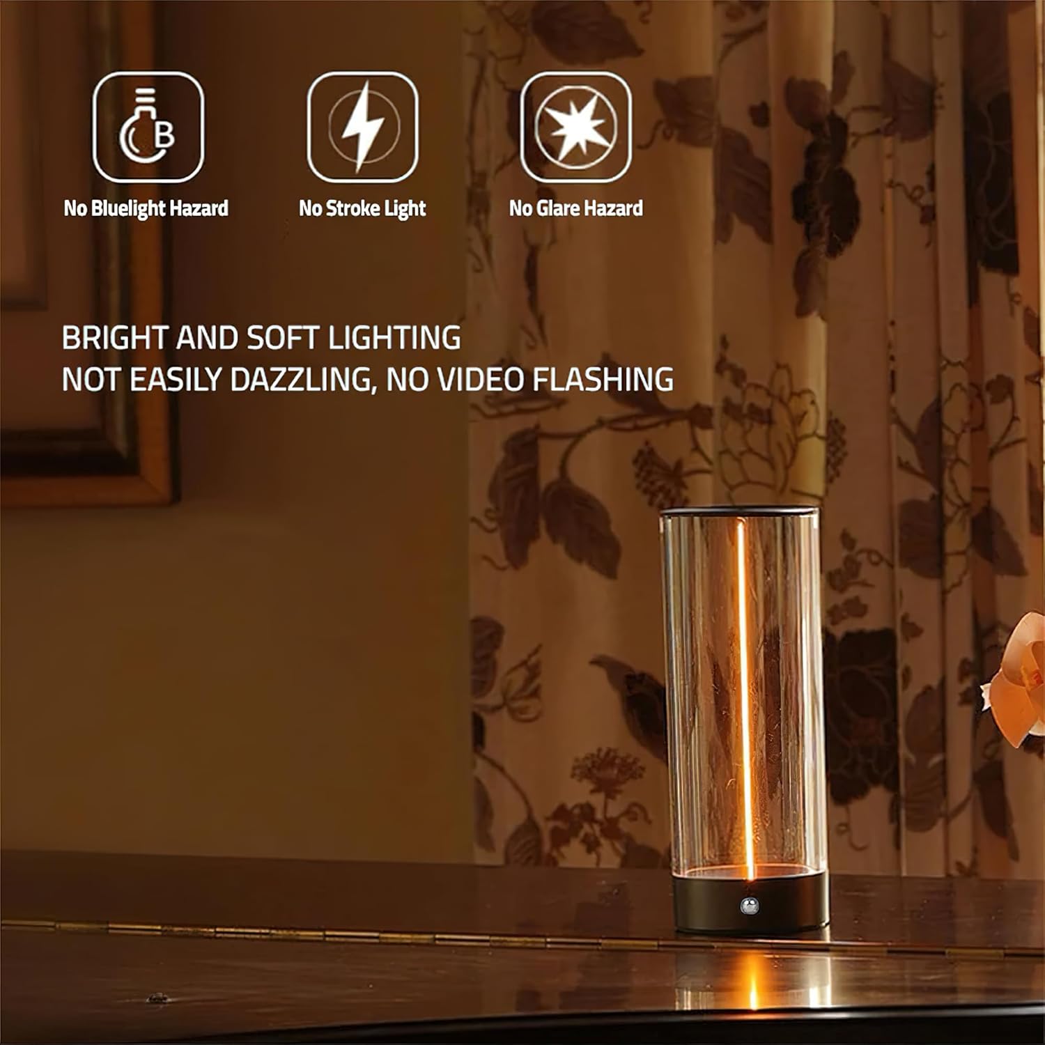 Minimalist Magnetic Filament Touch Lamp – Rechargeable LED Desk & Night Light - DailyFixx 