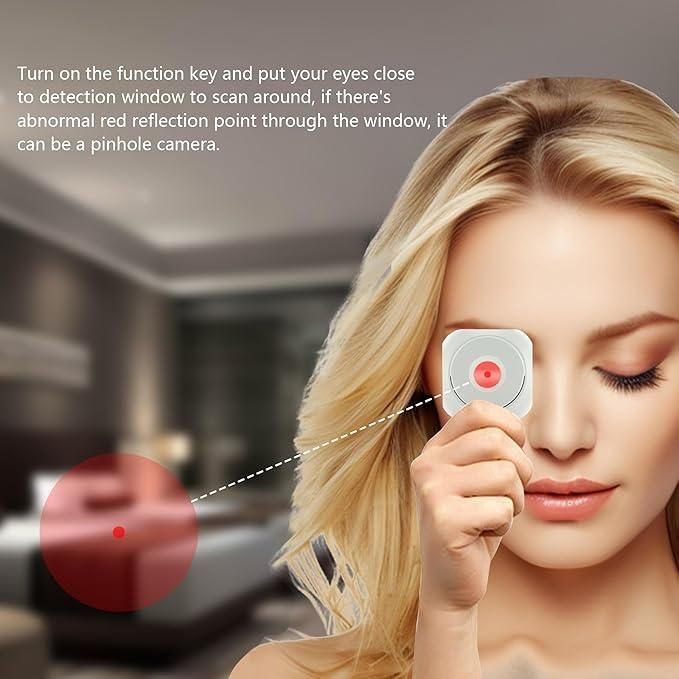 Mini Spy Camera Detector Pro™ – Wireless Hidden Camera & Bug Sweeper (Infrared Anti-Surveillance Tool)