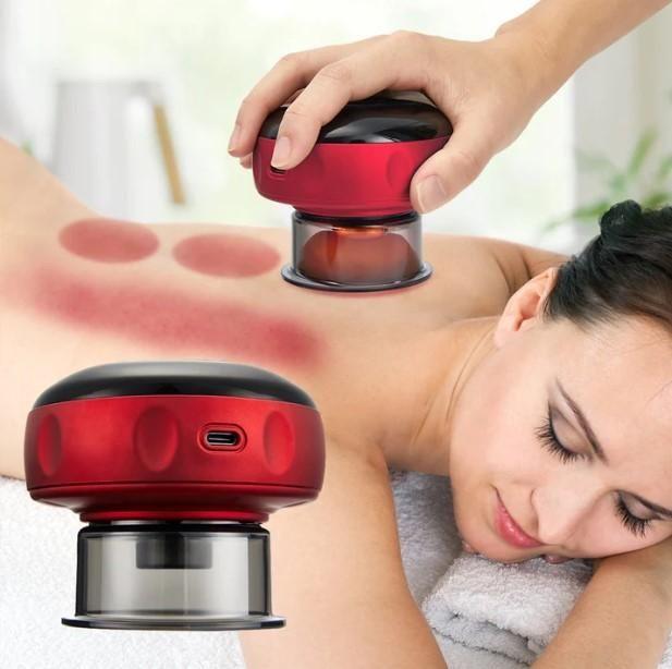 Smart Cupping Therapy Device – 12-Level Magnetic Heat & Vacuum Massage System - DailyFixx 