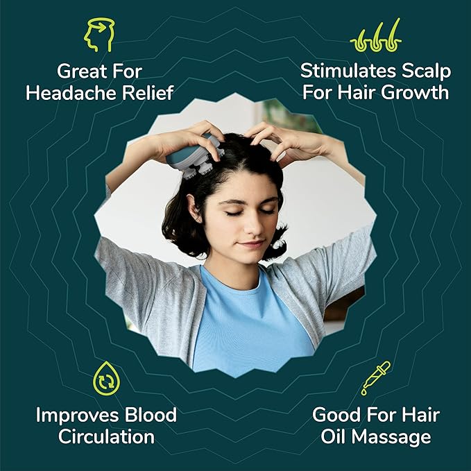 Electric Scalp Massager | Head Massager Vibrating Machine | Body Massager - DailyFixx 