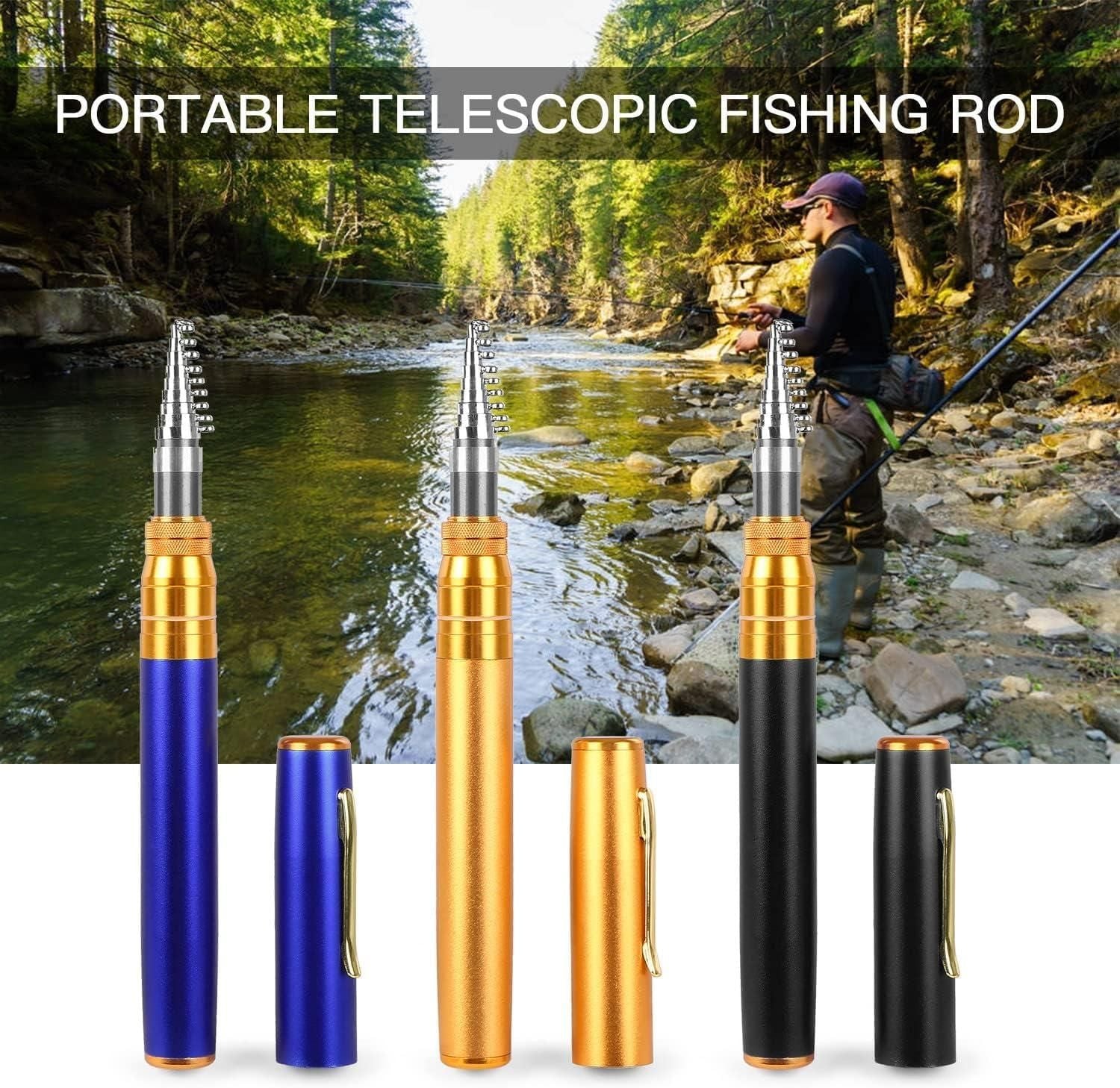 Telescopic Mini Fishing Rod, Major Catch – Pocket Fishing Kit Combo