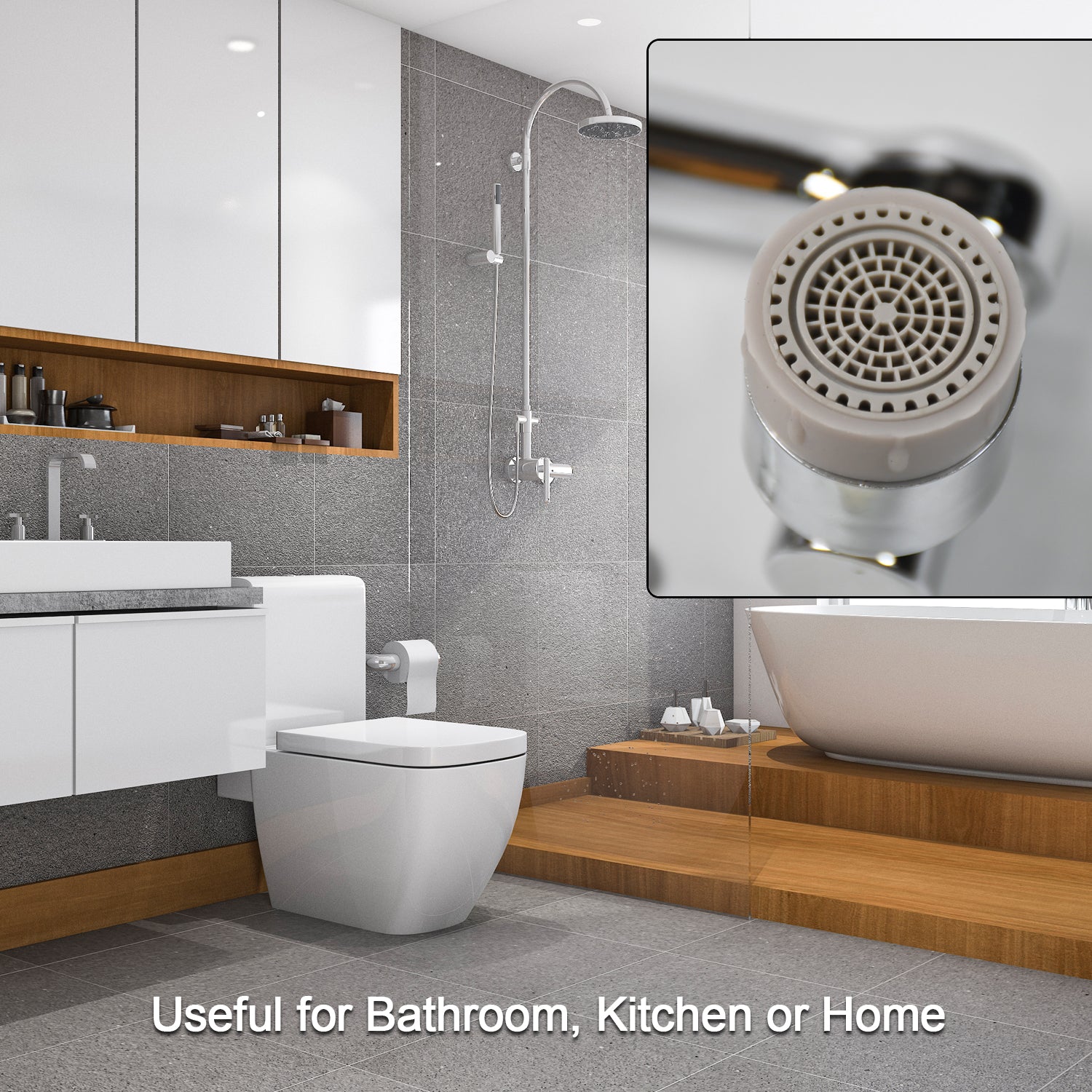 1570 Splash Faucet Filter Faucet 1080 Rotating Faucet Sprayer Head Double O-ring Design Movable Tap