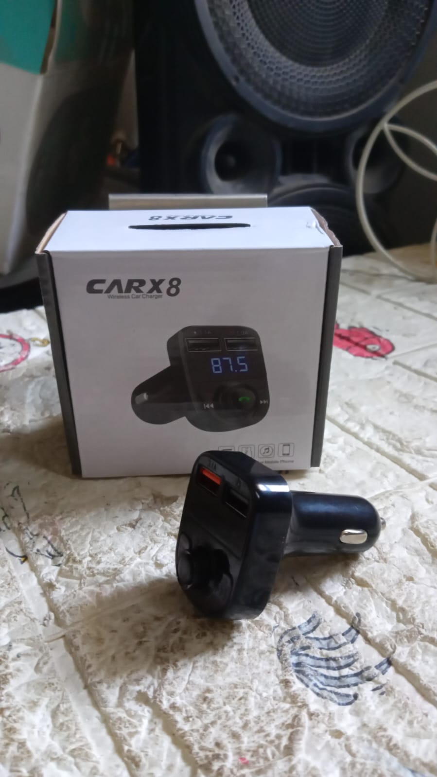 8533 Car-x8 Bluetooth Fm Transmitter Kit For Hands-free Call Receiver  Music Player  Call Receiver  Fast Mobile Charger Ports For All Smartphoneswith 3.1a Quick Charge Dual Usb Car Charger - DailyFixx 