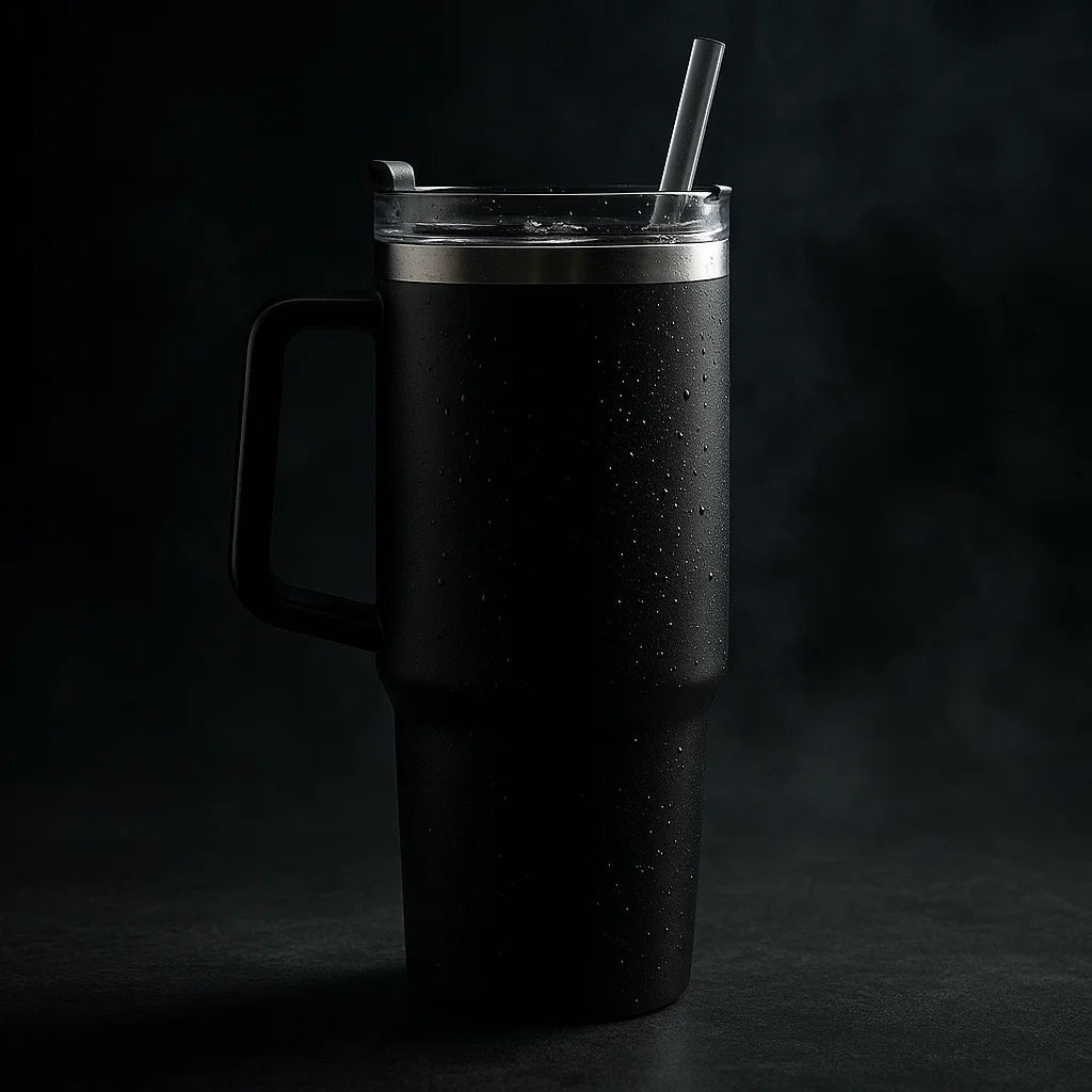 DailyFixx™ 1200ML Pro Series Vacuum Tumbler – Double-Wall Stainless Steel with Straw & Handle | Hot & Cold Travel Mug for Office, Gym & Outdoor