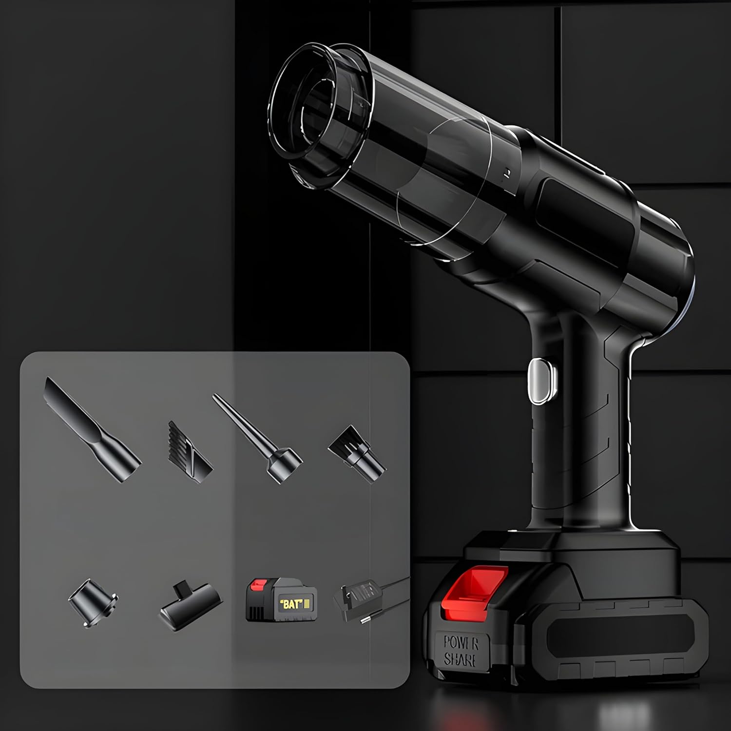 Multifunction 240v Wireless Handheld Vacuum Cleaner (1 Set) - DailyFixx 