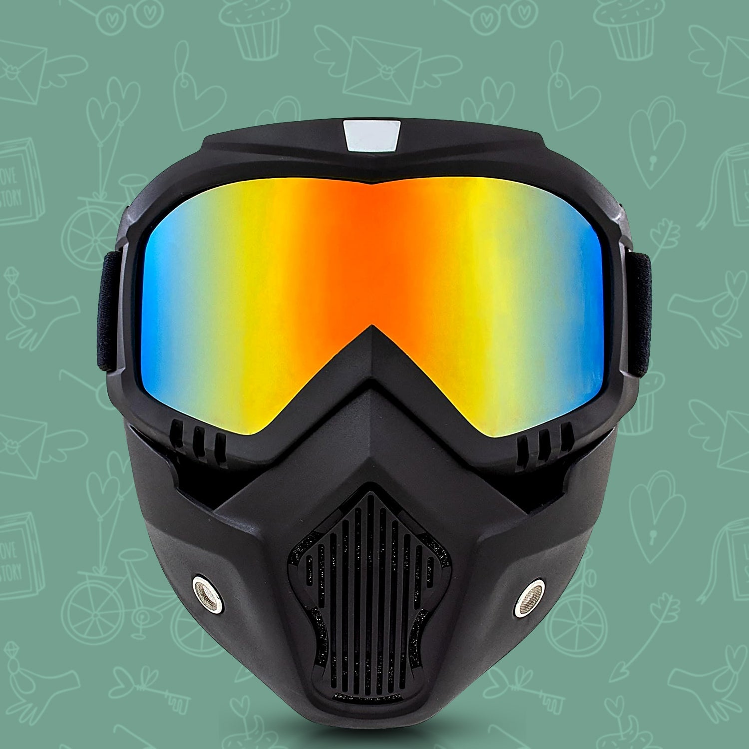 Motorcycle Goggles Off-road Helmet Goggles Windproof Glasses Goggles Mask (1 Pc) - DailyFixx 