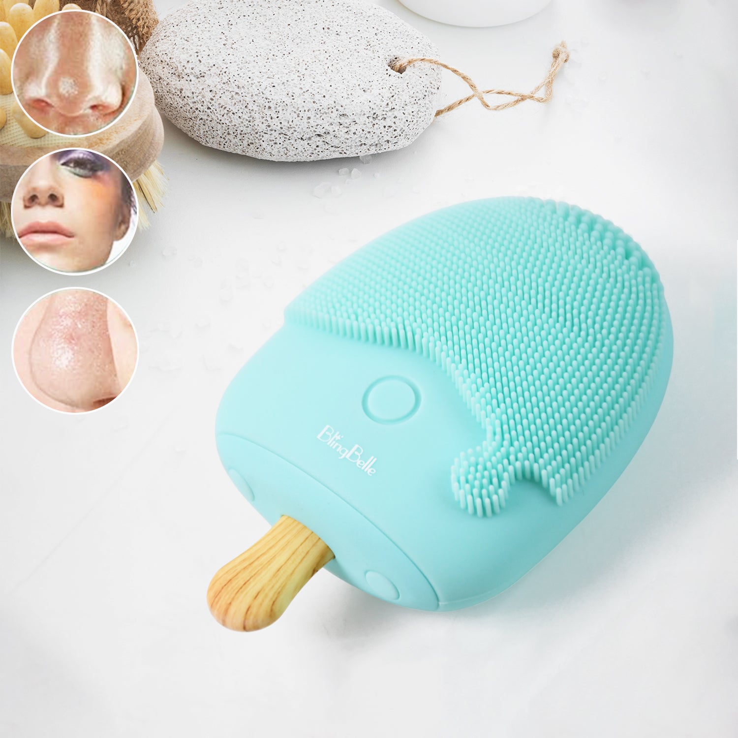 Popsicle Design Sonic Face Cleansing Brush (1 Pc) - DailyFixx 