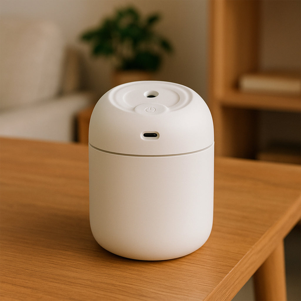 6785 Portable Lighting Mini Humidifier Usb Personal Desktop Air Humidifier For Baby Bedroom Travel Office Home With Light Cool Mist Humidifier Essential Oil Diffusers Cool Mist Humidifiers (250 Ml)