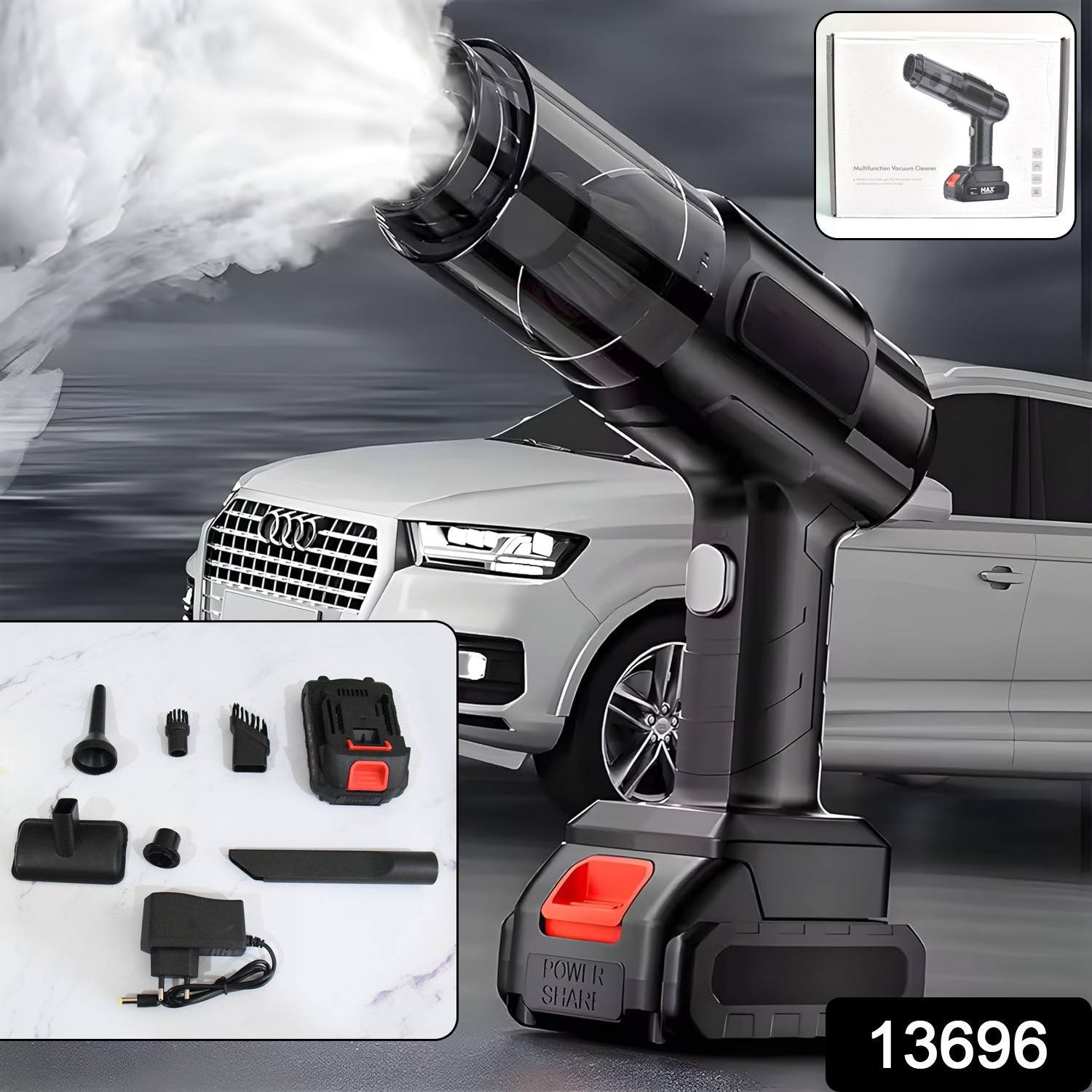 Multifunction 240v Wireless Handheld Vacuum Cleaner (1 Set) - DailyFixx 