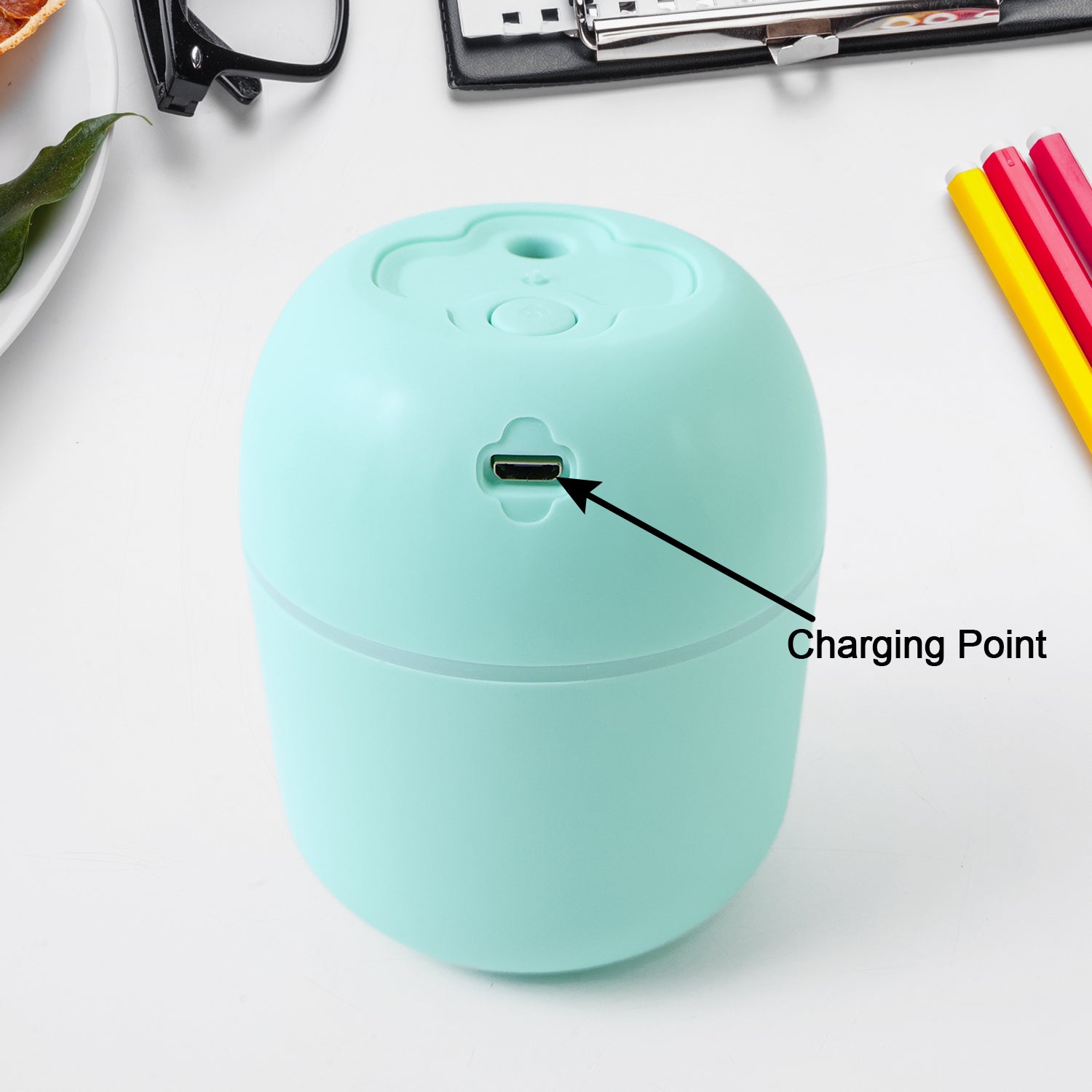 6785 Portable Lighting Mini Humidifier Usb Personal Desktop Air Humidifier For Baby Bedroom Travel Office Home With Light Cool Mist Humidifier Essential Oil Diffusers Cool Mist Humidifiers (250 Ml)