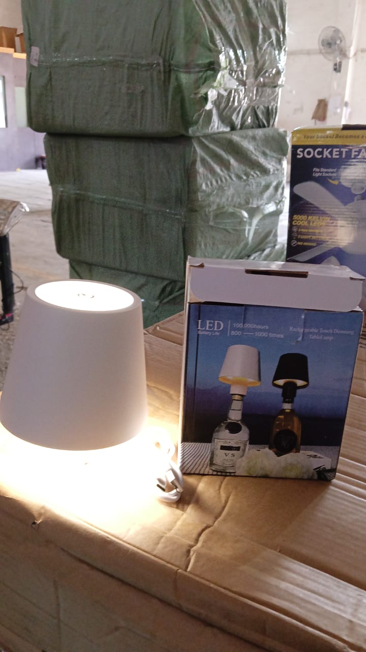 13073 Led Dimmable Bottle Lamp 3 Color Temperature Wireless Table Lamp For Indoor And Outdoor Usb Rechargeable Bottle Lamp For Family Restaurant  Bar (1 Pc)