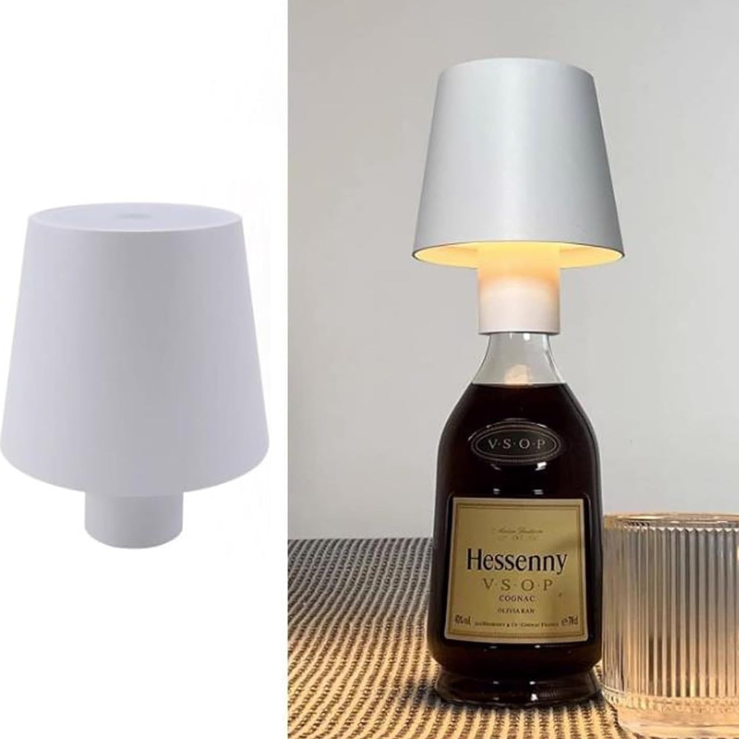 13073 Led Dimmable Bottle Lamp 3 Color Temperature Wireless Table Lamp For Indoor And Outdoor Usb Rechargeable Bottle Lamp For Family Restaurant  Bar (1 Pc)
