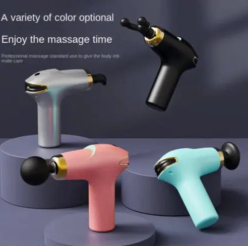 HMAM Pain Relief Massage Gun – 5-Speed Deep Tissue Percussion Massager with 8 Heads & 3 Modes - DailyFixx 